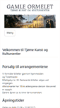 Mobile Screenshot of gamleormelet.no