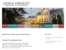 Tablet Screenshot of gamleormelet.no